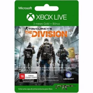 Xbox Live Gold 3 Meses + Bônus Skin para Tom Clancy's
