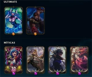 CONTA LOL 🌟 PRATA MD10 🌟 189 SKINS 🌟 TODOS CAMPEOES - League of Legends