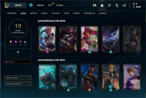 CONTA LEAGUE OF LEGENDS COM QIYANA PRESTIGIO LOL