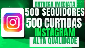 500 Seguidores+ 500 likes no Insta por apenas R$ 1,99 - Redes Sociais