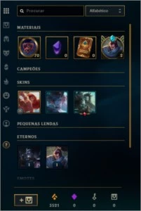Continha de lol - League of Legends