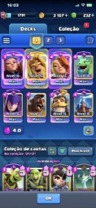 Conta Clash Royale 7 Anos Lvl 16 Max + Brawl Stars 15K 🏆