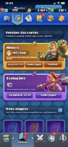 Conta Clash Royale 7 Anos Lvl 16 Max + Brawl Stars 15K 🏆