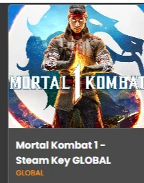 Codigo Steam Mortal Kombat 1 (Nao É Conta, É Codigo Steam)