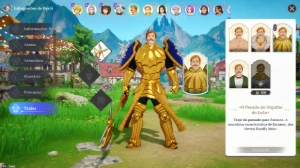 Conta 7DS Origin - Escanor C8 (skin de arma) + Meliodas C7 - Seven Deadly Sins