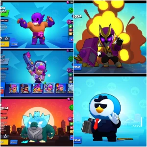 💥Conta Brawl Stars 19K Troféus 🏆, Bem Upada, 188 Gemas💎