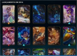 Conta lol 211 skins e todos os CAMPEÕES. Unranked - League of Legends