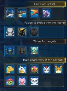 Conta dmo server lilithmon - Digimon Masters Online