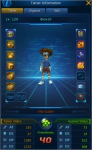 Conta dmo server lilithmon - Digimon Masters Online