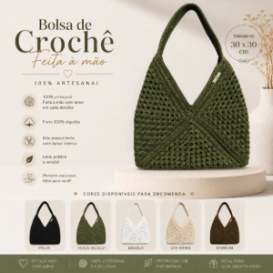 Bolsa - Artesanato e Personalizados