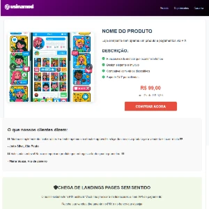Loja Virtual Digital Estilo Landing Page - Others