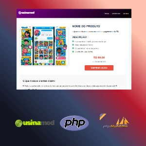 Loja Virtual Digital Estilo Landing Page - Others