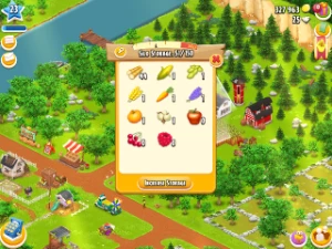 Farm nível 23 com 3.000 itens de terra - Hay Day