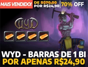 [Aproveite] Barra de 1Bi no WYD GLOBAL por apenas R$24,90 - With Your Destiny