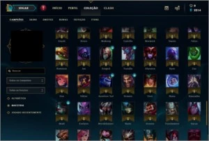 Conta lol borda diamante 53 skins TODOS CAMPEÕES - League of Legends