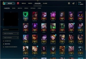 Conta lol borda diamante 53 skins TODOS CAMPEÕES - League of Legends
