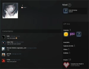 CSGO PRIME + MEDALHA DE LEALDADE - Counter Strike