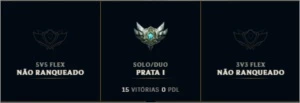 Conta Prata 1 - 21 Champ - 1 Skin - League of Legends LOL