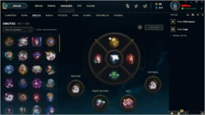 CONTA LEAGUE OF LEGENDS LV121 COM 998 SKINS INCLUINDO PAX TF LOL
