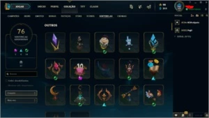 CONTA LEAGUE OF LEGENDS LV121 COM 998 SKINS INCLUINDO PAX TF LOL