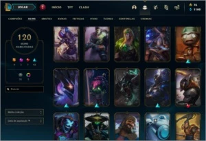 CONTA DE LOL - LVL 276 - 120 SKINS - League of Legends