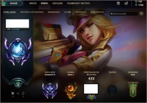 Conta diamante de Prestígio - League of Legends LOL