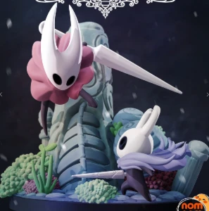 Knight and Hornet Hollow Knight 3D STL