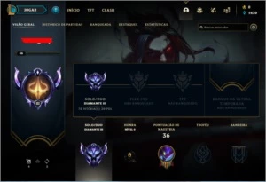 Conta lol Diamante 3 - League of Legends