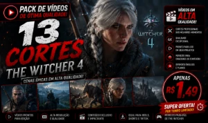 ⚔️🐺 Pack 13 Cortes The Witcher 4 — Vídeos para TikTok, Reel - Vídeos e Cortes Cortes Virais