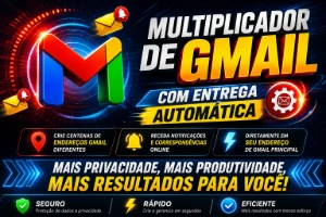 Multiplicador de Endereços GMAIL - Gerador Centenas de GMAIL - Emails