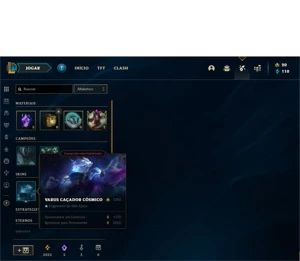 Conta ouro 2 com 37 Champs e 12 Skins + 3 Espolios - League of Legends LOL