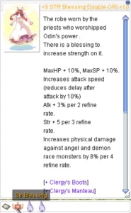 +9 Str soutane - Ragnarok Online