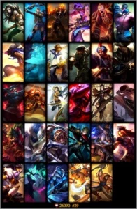 Conta D5 111 campeões 29 skins - League of Legends LOL