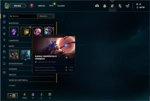 Conta diamante 1 (flex) com 29 Champs e 8 Skins - League of Legends LOL