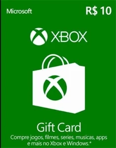 GIFT CARD  XBOX 10 REAIS - Gift Cards