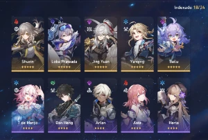 Honkai Top Jing+Cone Silver Wolf (Loba) Yanqing+Cone Bailu - Honkai: Star Rail