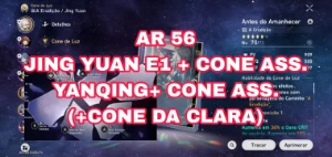 Honkai Top Jing+Cone Silver Wolf (Loba) Yanqing+Cone Bailu - Honkai: Star Rail