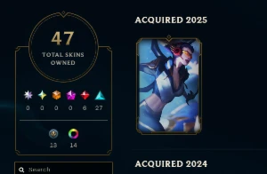 Conta lol lv 254 upada a mão unranked (parei de jogar)
