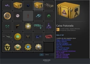 Conta STEAM COM CSGO 12 MEDALHAS