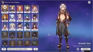 Conta AR 33 Tartaglia + Itto - Genshin Impact