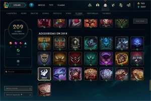 Conta League Of Legends - Season 4 - 108+ skins LOL