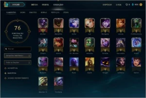 CONTA LEAGUE OF LEGENDS PLATINA V COM MMR ALTO! ÓTIMA CONTA! LOL