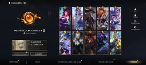 Conta 196 skins feita no primeiro dia