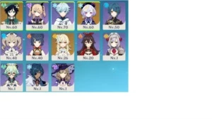 conta R35 venti+ Qiqi + arma 5* - Genshin Impact