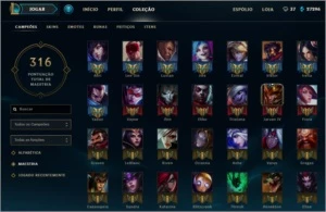 LEAGUE OF LEGENDS - DIAMOND S6 - SKINS RARAS/CONTA COMPLETA LOL