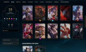 Conta Lol Mestre Top 1 Ekko Br  - League of Legends