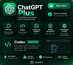 Chatgpt plus - Inteligência Artificial