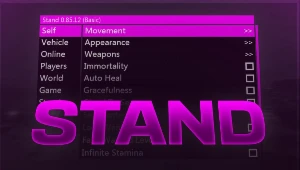 Mod Menu Stand Lifetime basic GTA V Online