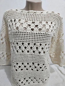 Blusa de Crochê Feminina sob Encomenda