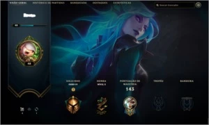 CONTA ANTIGA MMR GOLD 2 - League of Legends LOL